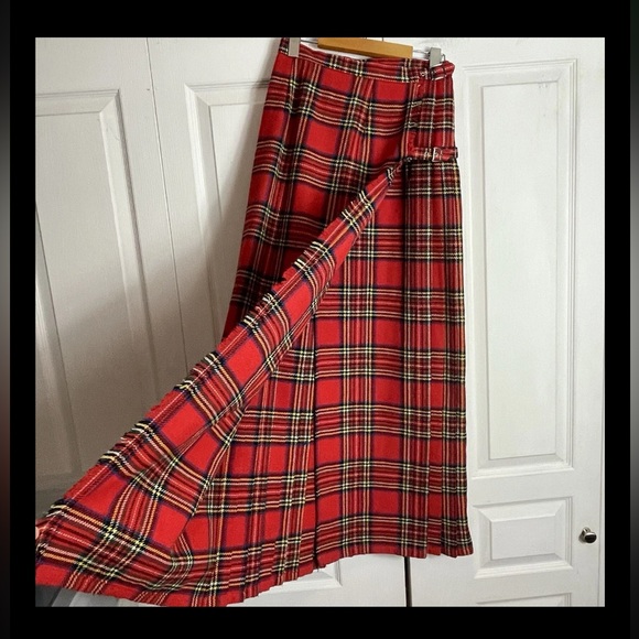 Tartan Plaid Maxi Length Skirt - Picture 3 of 15